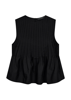 Pleat top Sort Copenhagen Muse 